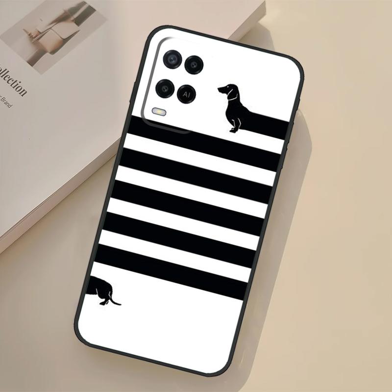 Чехол для собаки Такса Для Oppo A98 A78 A18 A38 A58 A60 A80 A40 A96 A76 A16 A94 A74 A54 A15 A17 A57 A77 A5 Pro