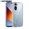 KEYSION Прозрачный чехол для телефона для Xiaomi POCO C81 Pro Мягкий силикон+ПК HD Прозрачный Ударопрочный Задняя крышка телефона для POCO C81 Pro