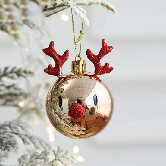 Подвеска в виде елочного шара. Полезное украшение. Изысканный кулон в виде елочного шара. Мультяшное животное. Рождественская вечеринка. Подвеска в виде шара.