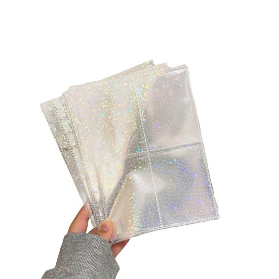 10 листов вложенных листов формата А5 прозрачные водонепроницаемые конверты для фотокарточек Idol Photo