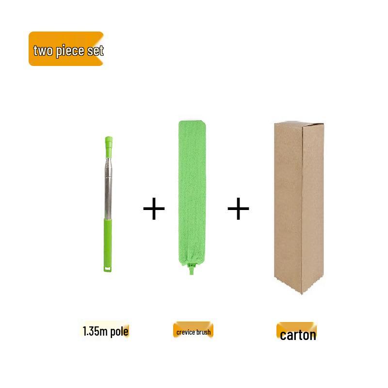 Выдвижная Удлиняемая Щетка для Щелей и Пыльник для Крыши - Инструмент для Уборки Дома для Удаления Пыли Под Кроватями и Другое