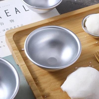 Практичная форма для десерта Daifuku, форма для выпечки торта, форма для выпечки снежка, форма для моти, 3D-алюминиевый шар