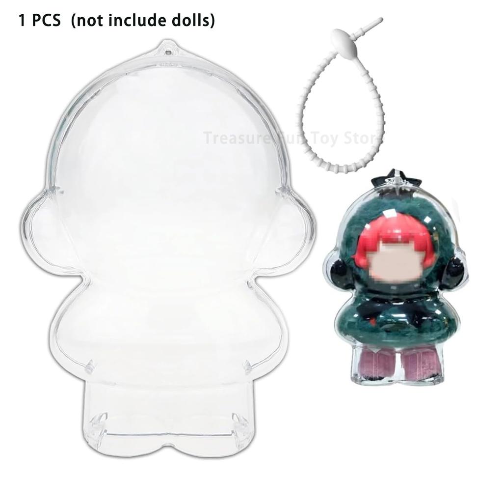 Acrylic Protective Case For Skullpanda Winter Symphony And Impressionnisme Series Transparent Case Cover Box With Silicone Strap