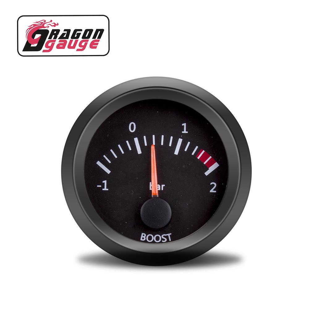 2 Inches 52mm 12V Car Gauge Water Temp Oil Temp Oil Press PSI/Bar Voltmeter Boost Gauge EGT Gauge With Sensor Fit for 12V Car