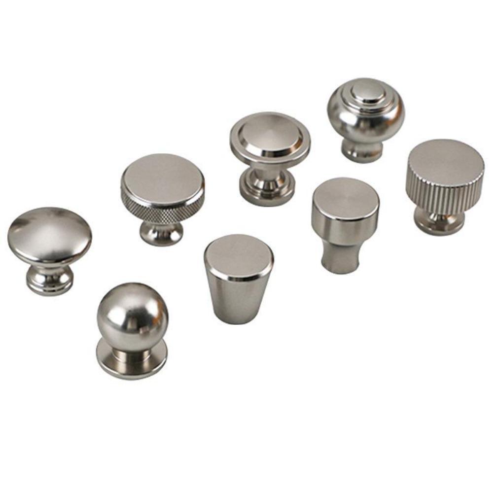 Silver Furniture Handle Single Hole Furniture Knobs Small Door Handle Cabinet Pulls  Wardrobe