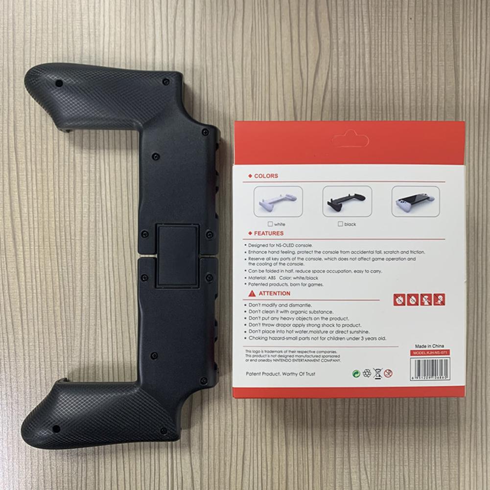 Ручной захват-подставка для Nintendo Switch Oled Складная Жесткий ABS Эргономичная рукоятка Защитный чехол Подставка-держатель для игровой консоли Аксессуар