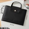 Large Capacity A4 Leather File Bag - Multifunctional Business Office Folder
