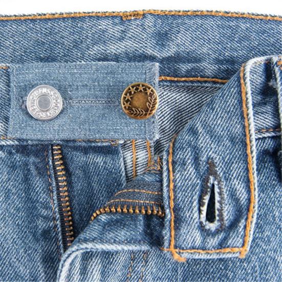 Lightweight Denim Waist-Lengthening Widely Compatible Pure Color Belt Extension Buckle Pants Accessories Waist