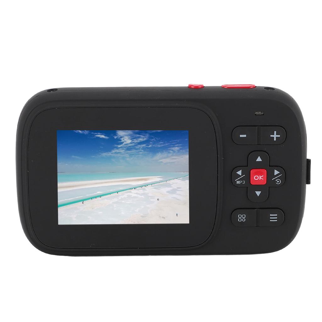 2.4 Inch 72MP Digital Camera with Fill Light 2.5K MP3 Player Auto Focus 16X Zoom Rechargeable