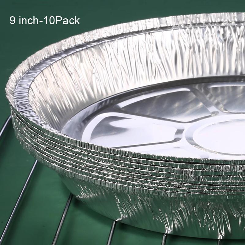 Круглые противни из алюминиевой фольги, одноразовые контейнеры с прямыми стенками для хранения, выпечки