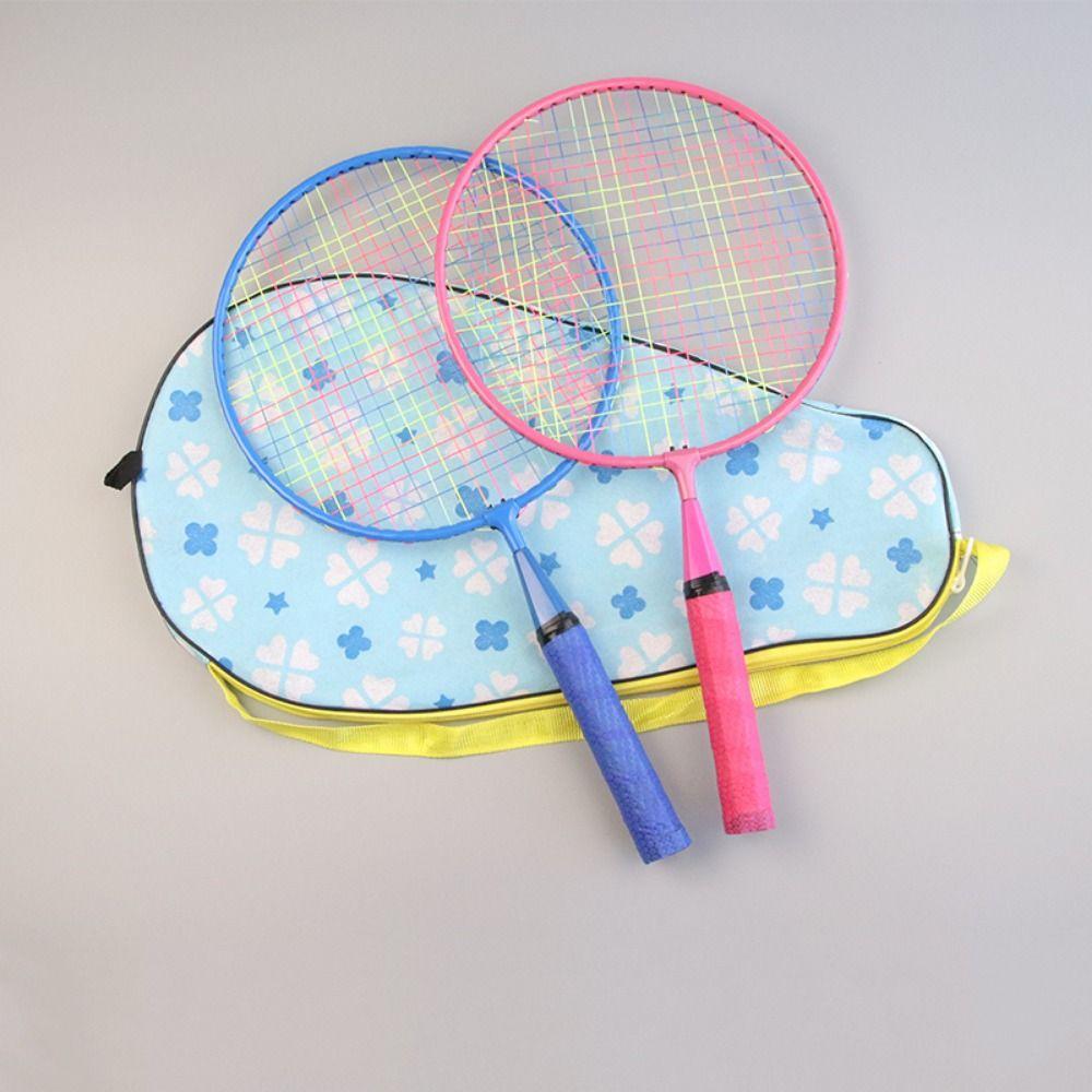 Shock Absorbing Children Badminton Racquets Lightweight Badminton Racket Set Tennis Equipment