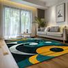 Современный Роскошный Ковер Гостиная Геометрическое Украшение Дом Мягкий Моющийся Ковер Большой Площади Спальня Ванная Комната Нескользящий Плюшевый Коврик для Ног