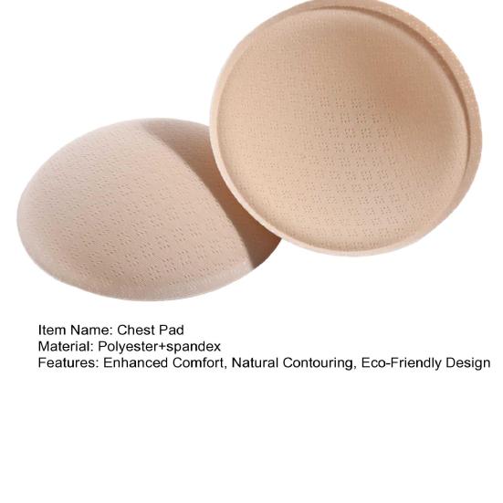 1 пара круглых губчатых подушечек для бюстгальтера Push Up для женщин, латексные подушечки для купальника с невидимой вставкой