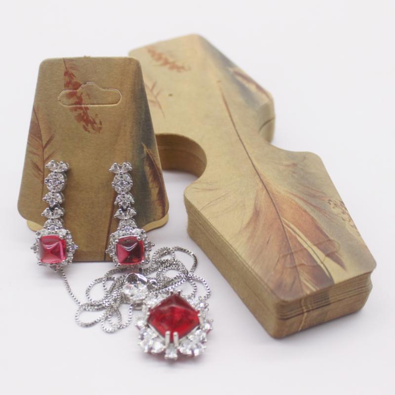 4,5x12 см набор из 50 украшений бумажная карточка ожерелье/браслет/аксессуар для волос этикетка для демонстрации