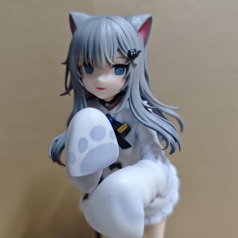 Yucheng Cute Kawaii Nekomimi Cat Girl Anime Figure Model Desktop Bookshelf Computer Case Ornament Birthday Gift For Anime Fans