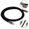 Digital Optical Audio Cable Toslink Cable - [24K Gold-Plated] Fiber Optic Male To Male Cord for Home Theater, Sound Bar, TV, Xbox, Playstation5 Etc.