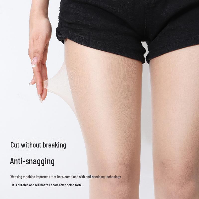 Женские черные прозрачные чулки с защитой от защемления: Прочные, красивые, нескользящие летние чулочно-носочные изделия