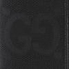 Gucci Однотонная холщовая сумка с кожаной отделкой Большая мужская сумка Черный 739511-FABGN-1000