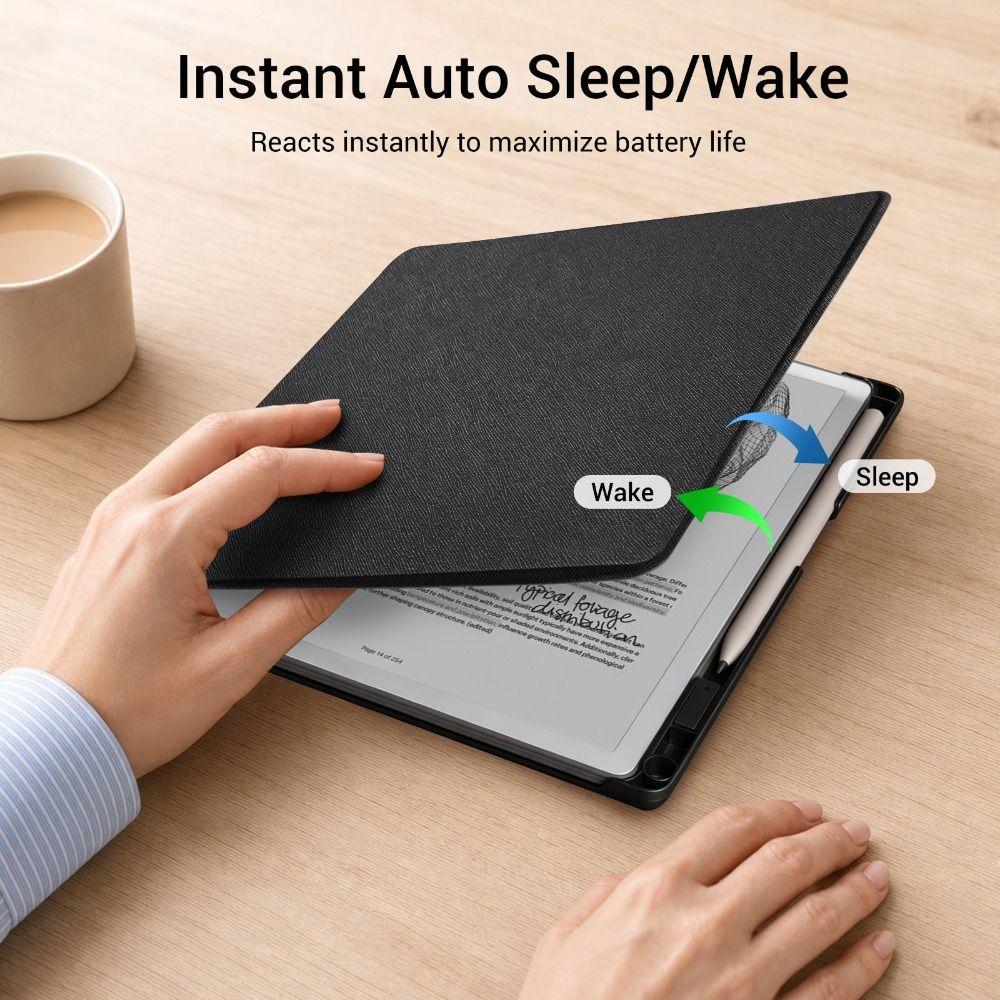Anti-fall 10.3" Protective Case with Pen Slot Folio Shell Smart Cover for ReMarkable Paper Pure