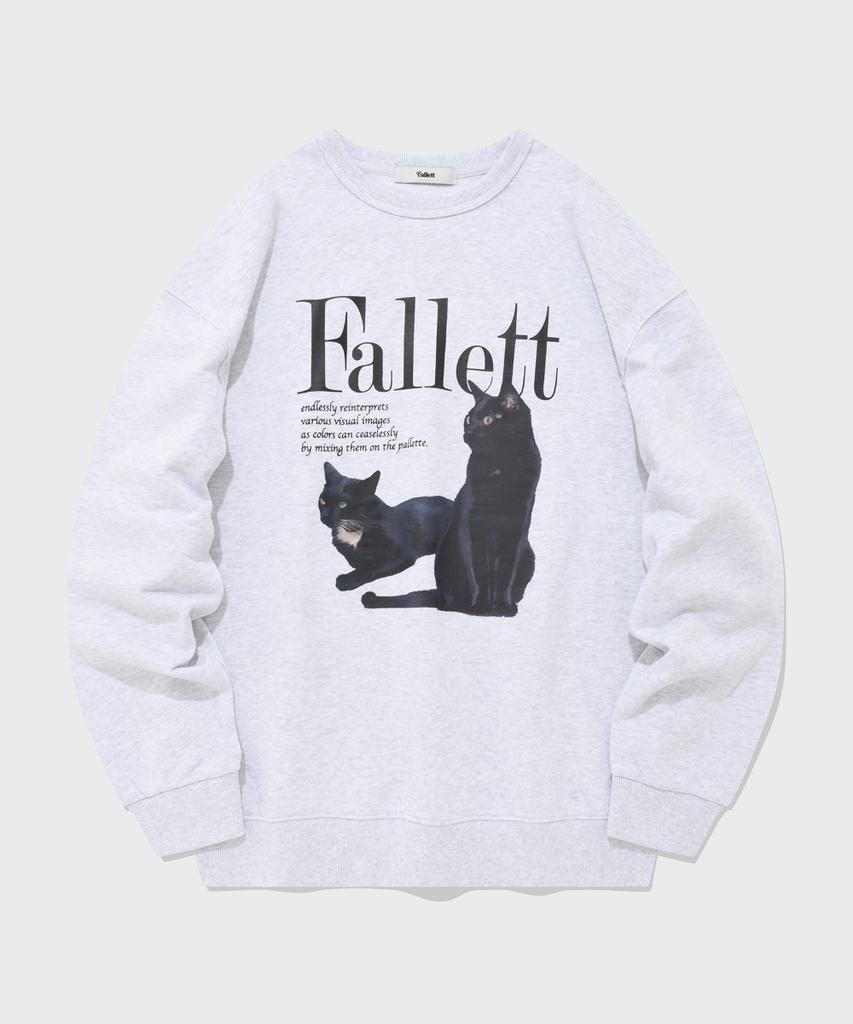 FALLETT Deuce Nero Свитшот Светло-серый