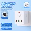 Surge Protector Outlet Extender Overload Protection Wall Adapter Professional Power Strip  Home