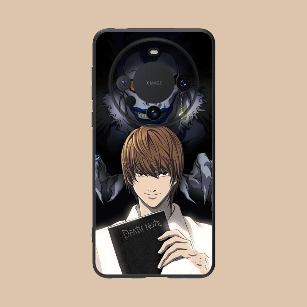 Чехол для мобильного телефона Death Note Kira Light для Huawei Mate 60 50 40 30 20 10 Pro Plus Lite E 5G Цветной печатный чехол для смартфона