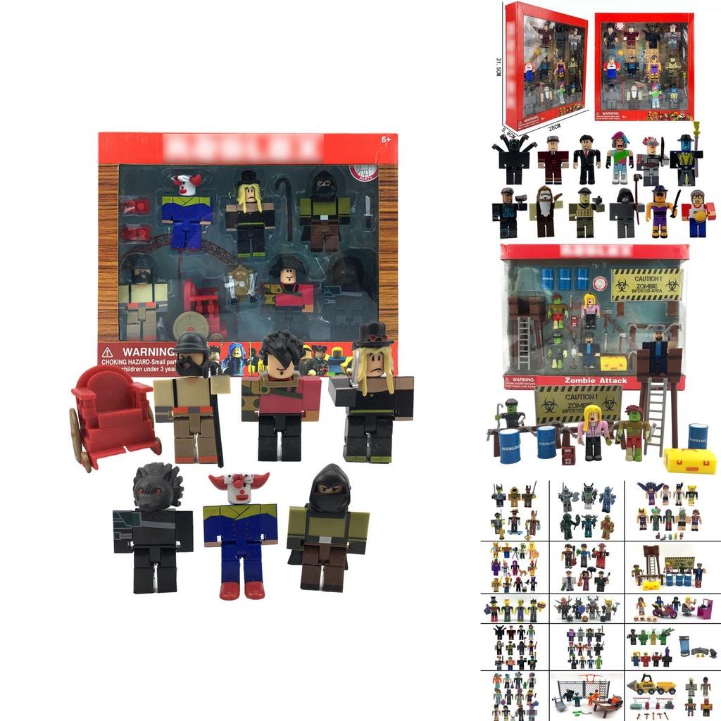 Набор фигурок Roblox с красочными персонажами и аксессуарами для творческой игры