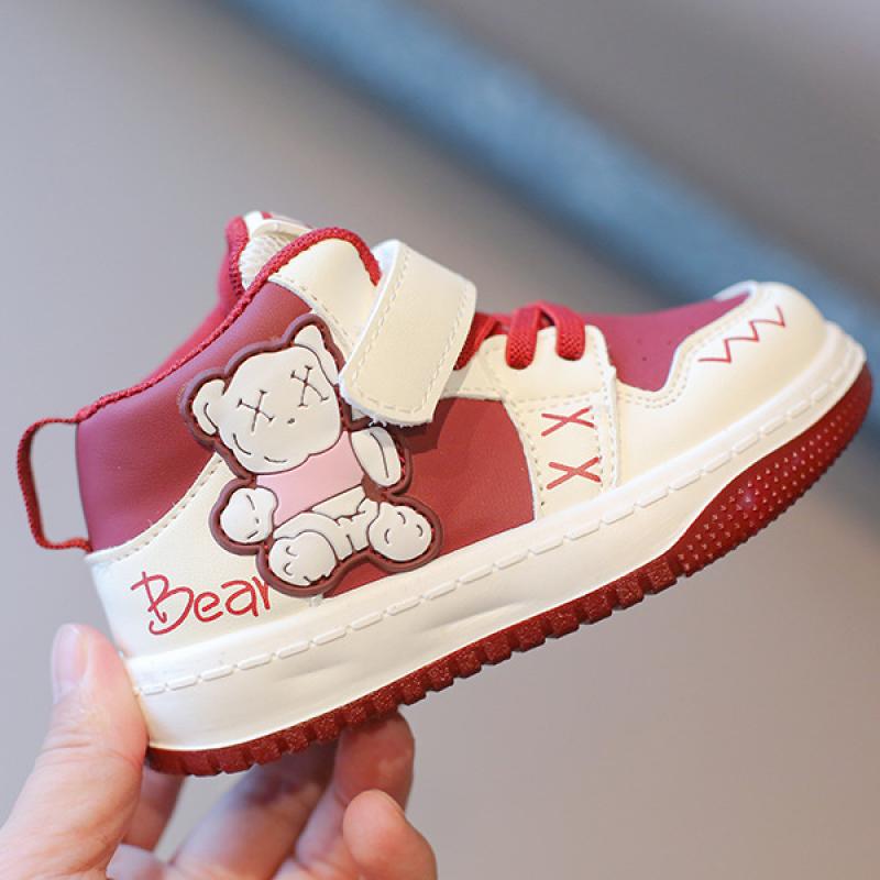 Детские кроссовки. Повседневная обувь для мальчиков и девочек. Обувь с высоким берцем с героями мультфильмов. Детские туфли на мягкой подошве.