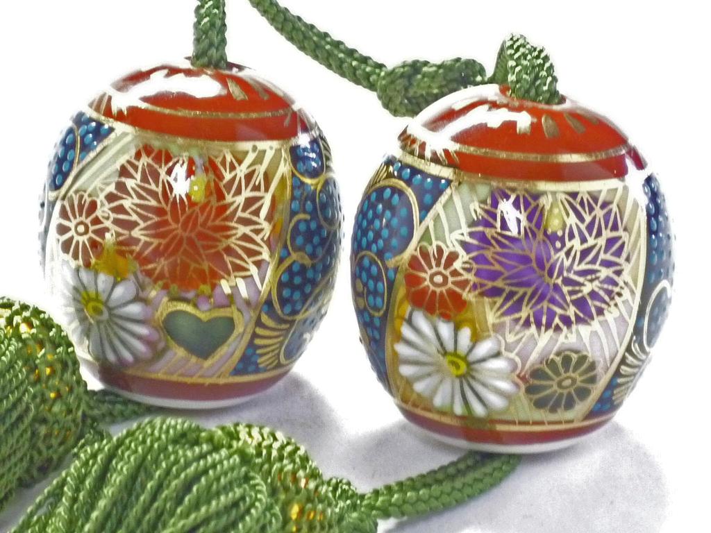 Kutani Blue Grain Kinkazume Heart [Fuzhen] &