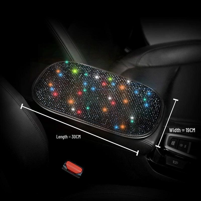 Универсальная утолщенная ромбовидная защитная накладка на подлокотник автомобиля