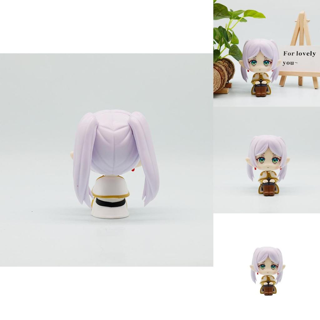 Pvc Frieren Sitting Figure For Car Desk Decor Collectible Toy