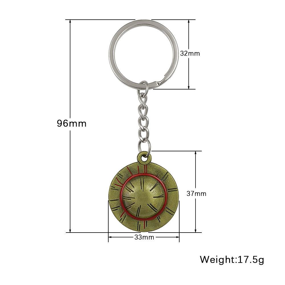 Набор металлических брелоков с пиратскими аниме-персонажами