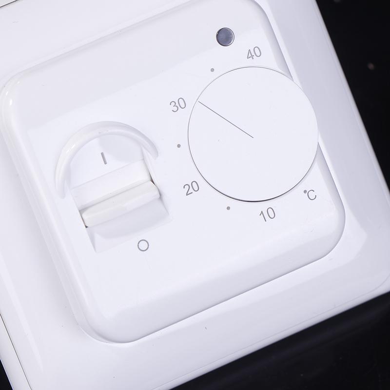 Электрическая система отопления Механическая ручка термостата Механический электрический теплый пол 16A Регулятор температуры Внешний датчик