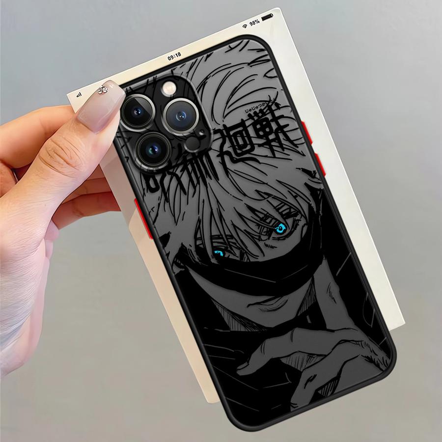 Японский крутой аниме чехол для iPhone 17 Pro Max 13 Mini 15 12 11 7 8 SE 14 16 Plus Air XS XR Funda Задняя крышка телефона