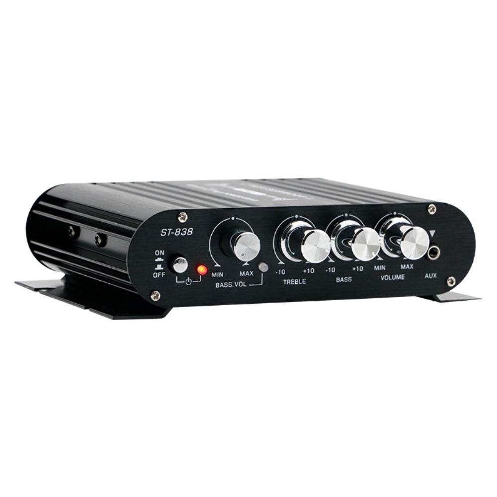 Subwooferoof ST-838 Amplifier 2.1 Channel Power Amplifier for Speaker/Phone/Computer/DVD
