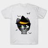 T Shirt Women Witch Cat Harajuku Print Kawaii Tshirt Summer Short Sleeve Female T-Shirt Top Tee