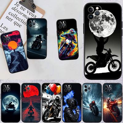 LO95 Мотоциклетный гоночный чехол из мягкой оболочки для iPhone SE X XS XR 11 16E 17 Pro Max Air 8 7 6 6s Plus