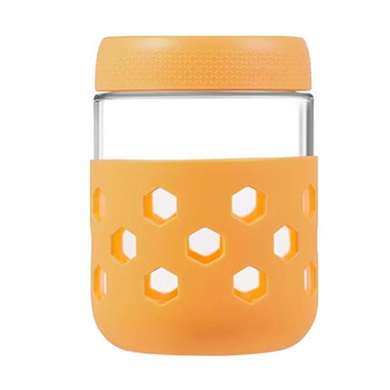 Стеклянные банки Мейсона Yousheng с силиконовыми рукавами 16 унций Герметичные банки для приготовления еды Герметичные контейнеры без BPA для овсянки на ночь, йогурта, перекусов