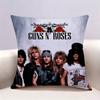 GNR band Guns N Roses  Doublesided print Pillow Case Cushion Cover Throw Pillow Case For Car Sofa