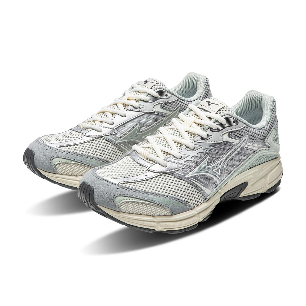 Mizuno Скорость 2010 Миллениум Ретро Спортивные Городские Повседневные Модные Универсальные Удобные Низкие Кроссовки Детская кроссовка Серебристый D1GH251709