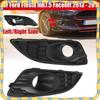 L17A-1 Pair Front Bumper Lower Honeycomb Fog Lamp Surround Grille Fog Light Trim Cover For Ford Fiesta Mk7 Facelift 2013-2017