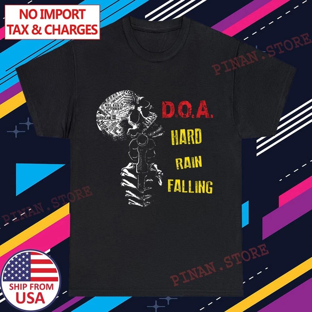 DOA D.O.A. Hard Rain Falling Men's Black Size S-5XL
