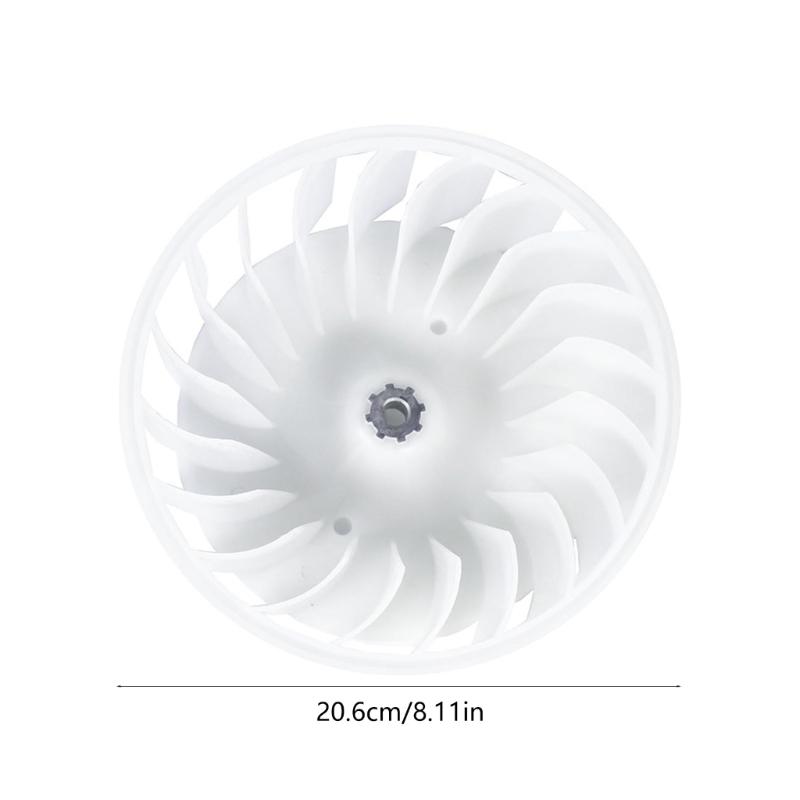 Высокоэффективное колесо вентилятора сушилки Пластиковая запасная часть для тихой работы Улучшенный воздушный поток Сушилки разных марок