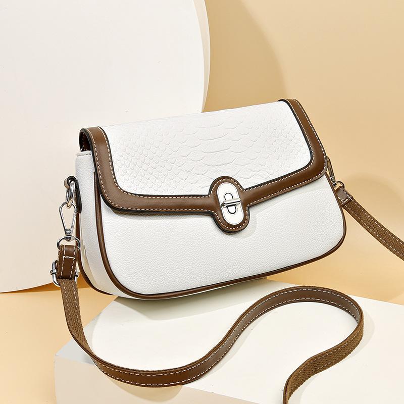 Премиальная контрастная новая сумка женская новая сумка-мессенджер с тиснением под крокодила маленькая квадратная сумка сумка через плечо