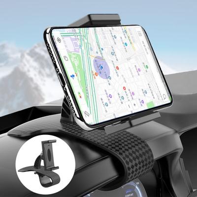 Крепление на приборную панель автомобиля, держатель для телефона, подставка с зажимом, универсальная подставка для сотового телефона с GPS, вращающийся кронштейн для мобильного телефона
