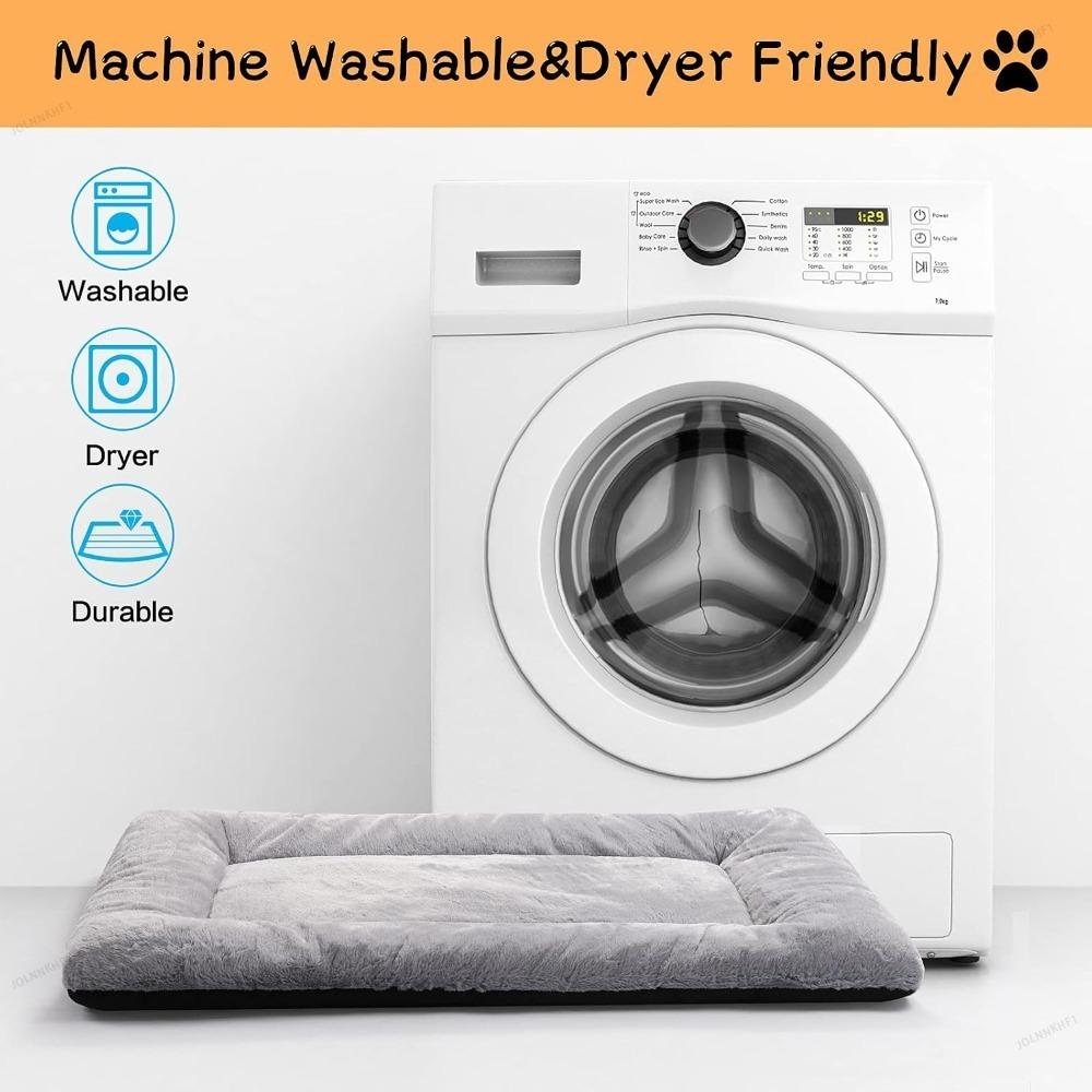 Xiaomi Thickened Dog Beds Crate Pad for Medium/Large Dogs,Ultra Soft, Washable & Anti-Slip Kennel Pad for Dogs Cozy Sleeping Mat