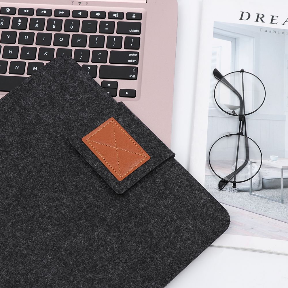 Professional Fashion Anti-scratch Wool Felt Computer Cover Laptop Bag Sleeve Case