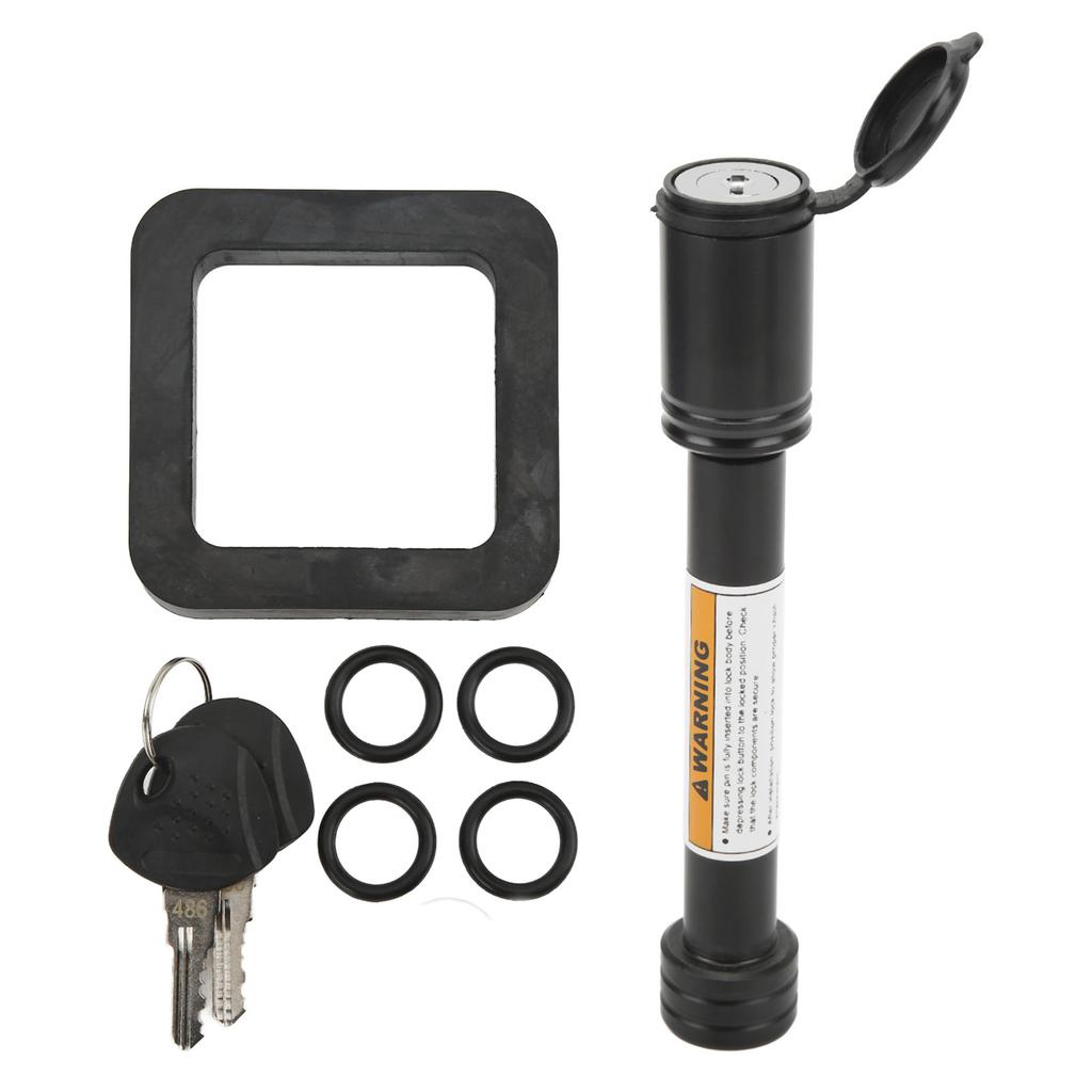 Стопорный палец приемника фаркопа 5/8 дюйма с 2-дюймовой шумоподавляющей накладкой, трубчатые ключи, уплотнительные кольца для автомобиля, грузовика, фаркопа, шара, багажника