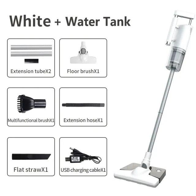 Новый беспроводной ручной пылесос 5-в-1, многофункциональная машина для мытья полов высокой мощности с резервуаром для воды для использования дома и в автомобиле