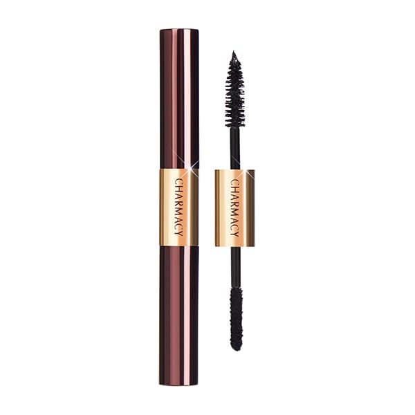 Тушь для ресниц Charmacy Milano Power Lash, 5-кратный объем и длина, Удлиняющие волокна, Двусторонняя тушь, Легкая и стойкая тушь с волокнами, 4 г + 1